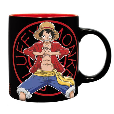 Set de regalo One Piece  monkey D. luffy taza + Llavero + Cuaderno